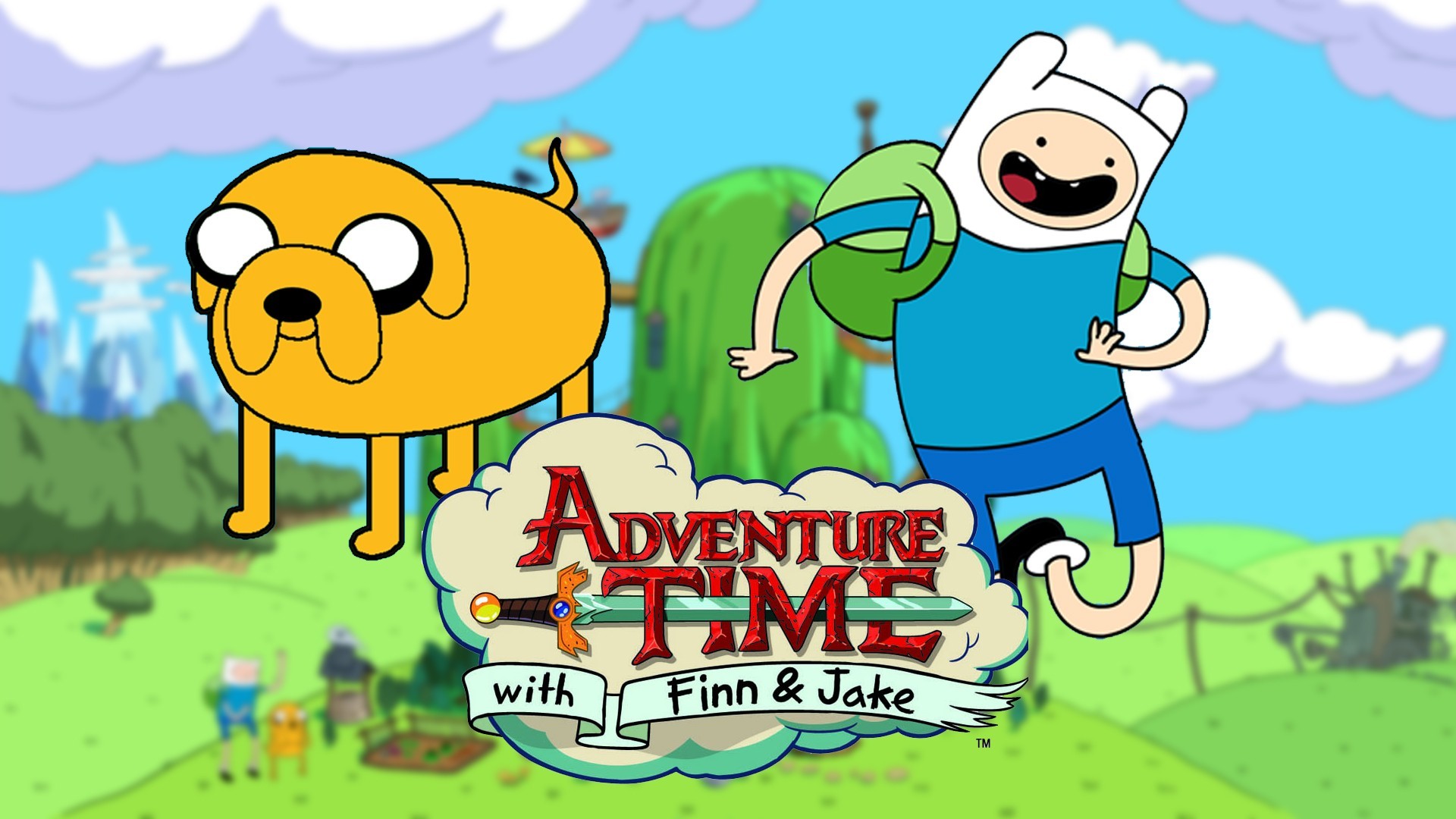Adventure Time With Finn And Jake Wallpaper 
 Data-src - Adventure Time Finn And Jake Hd - HD Wallpaper 