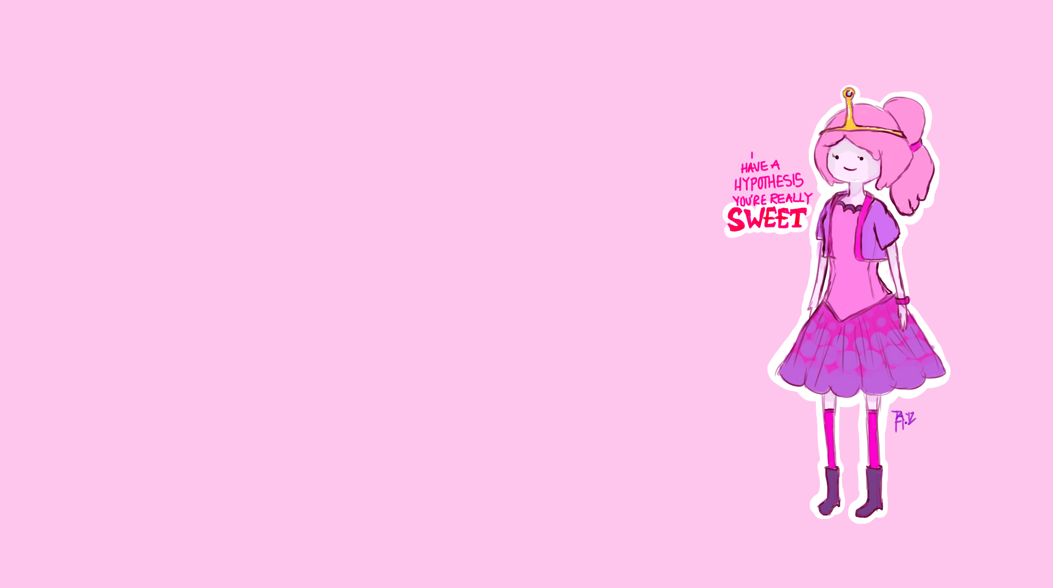 Adventure Time Princess Bubblegum Background - HD Wallpaper 
