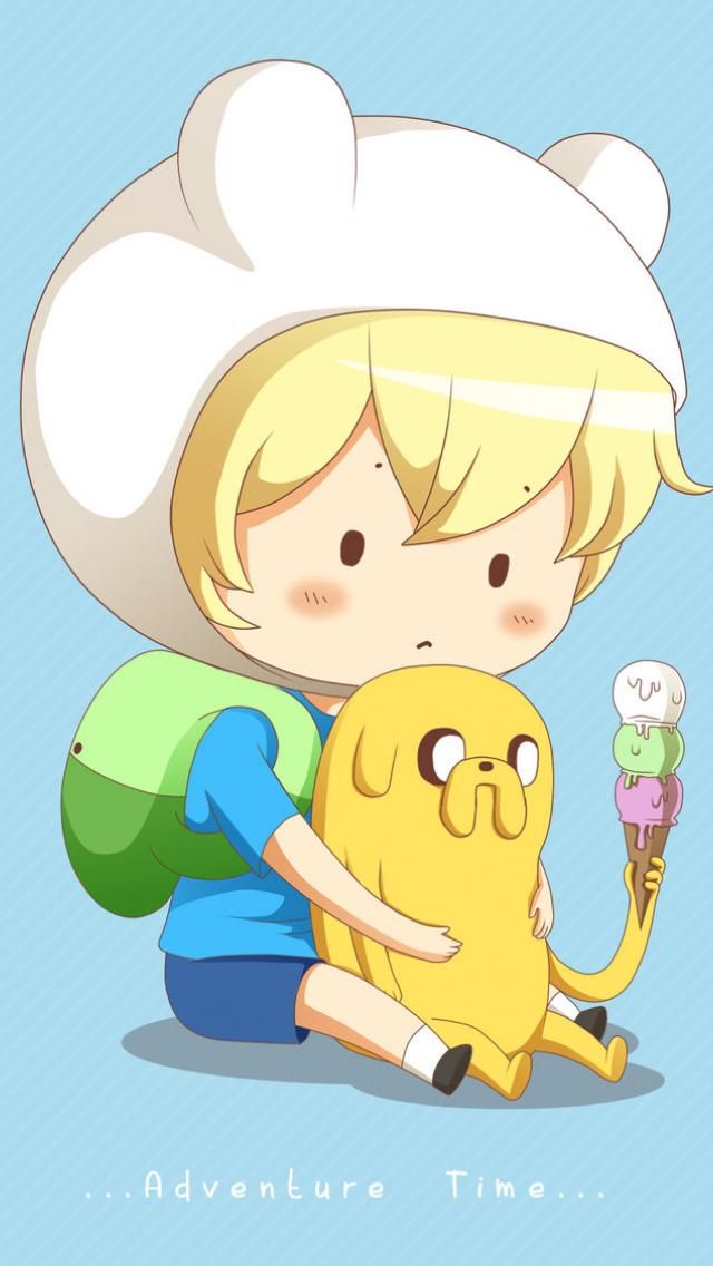 Adventure Time Wallpaper For Iphone - Baby Finn And Jake Adventure Time - HD Wallpaper 