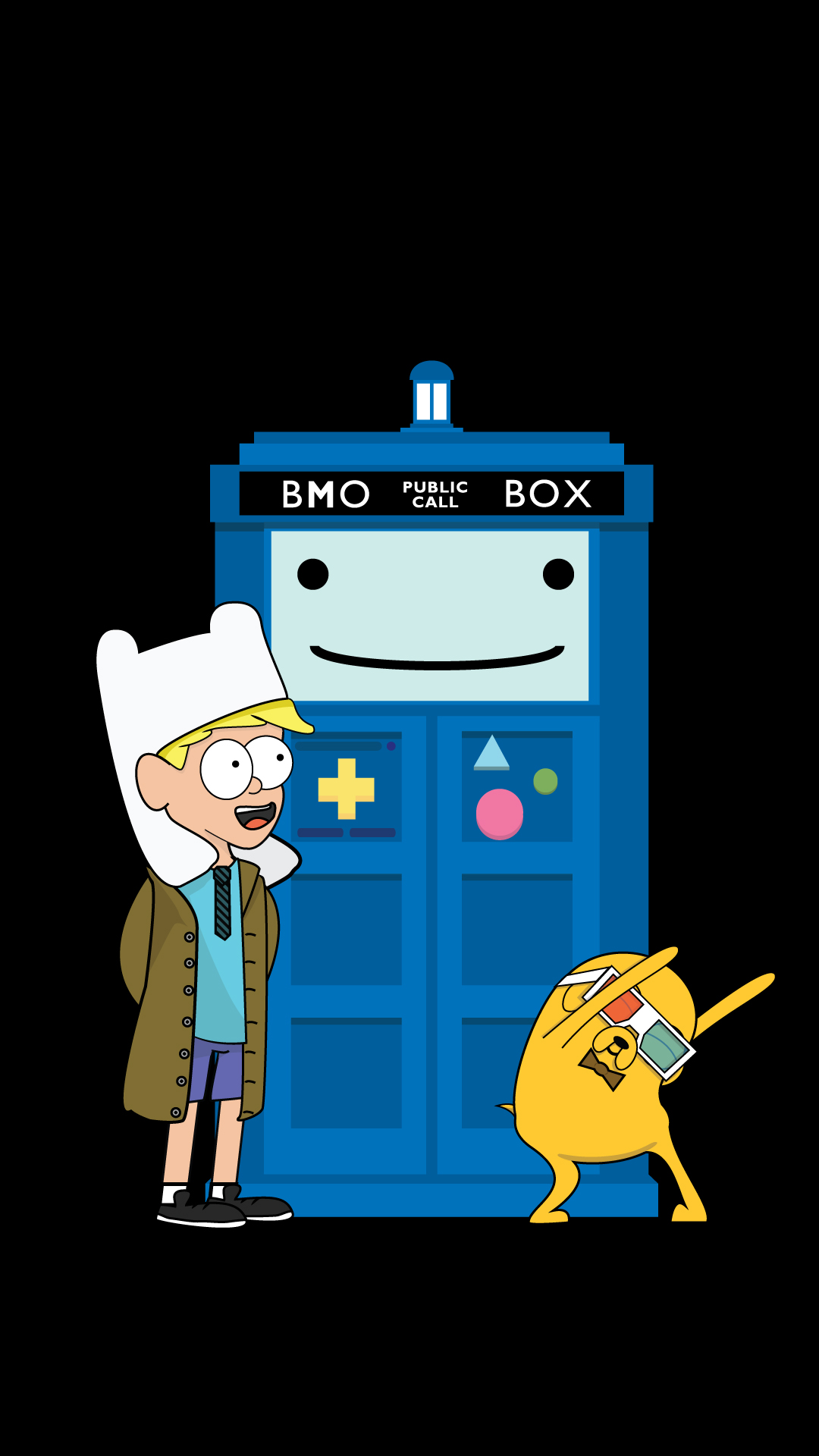 Hd Adventure Time Iphone Background - Iphone Wallpaper Adventure Time Blue - HD Wallpaper 