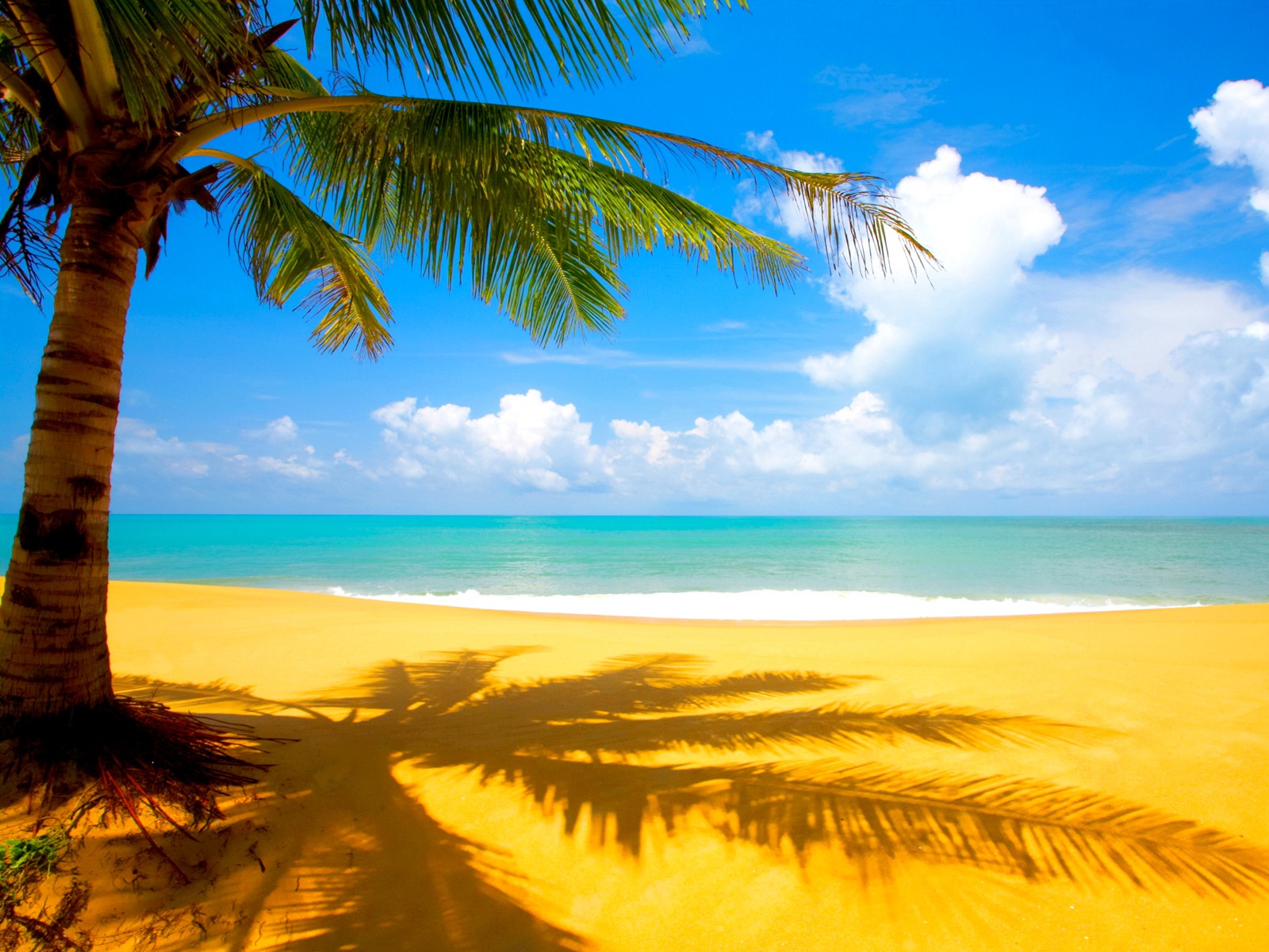 Summer Season Widescreen Wallpaper,beach Wallpaper,spring - Beautiful Beach Scene - HD Wallpaper 