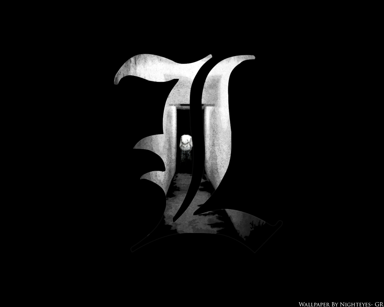L Wallpaper - Death Note - HD Wallpaper 