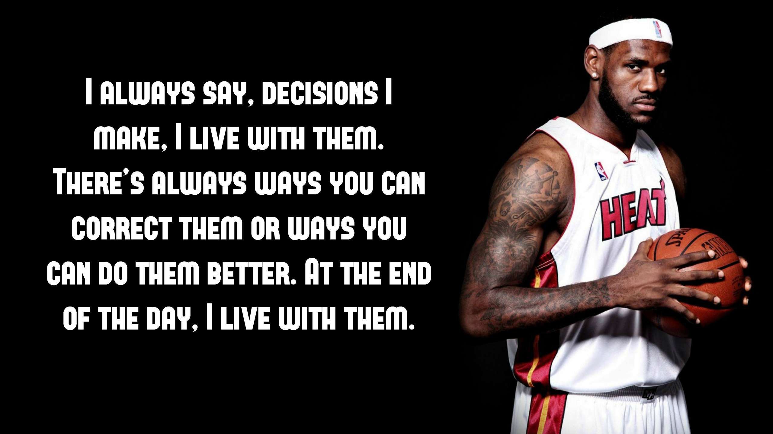 Lebron James Quotes - Lebron James Miami Heat - HD Wallpaper 