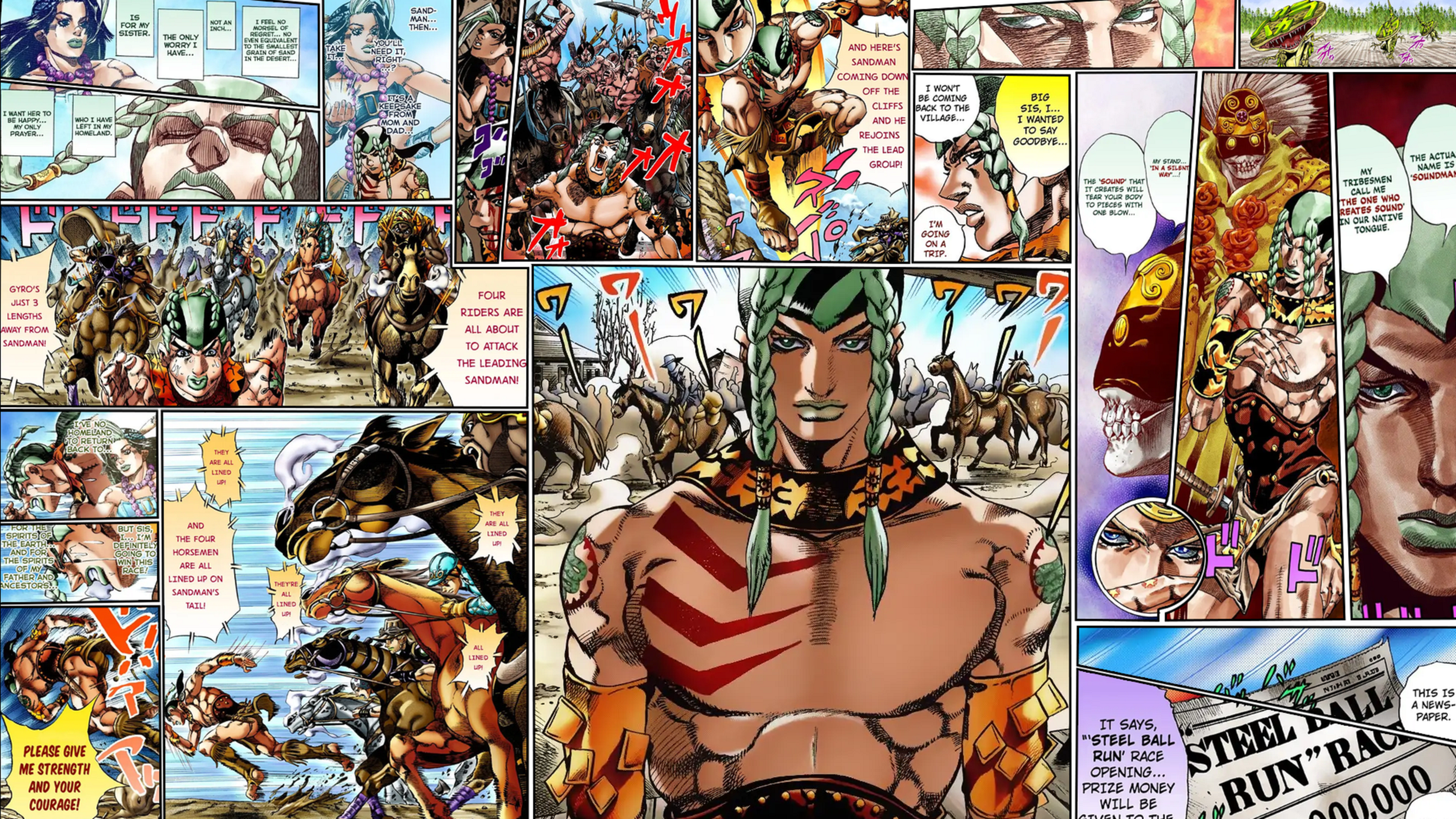 Jojo Steel Ball Run Sandman - HD Wallpaper 