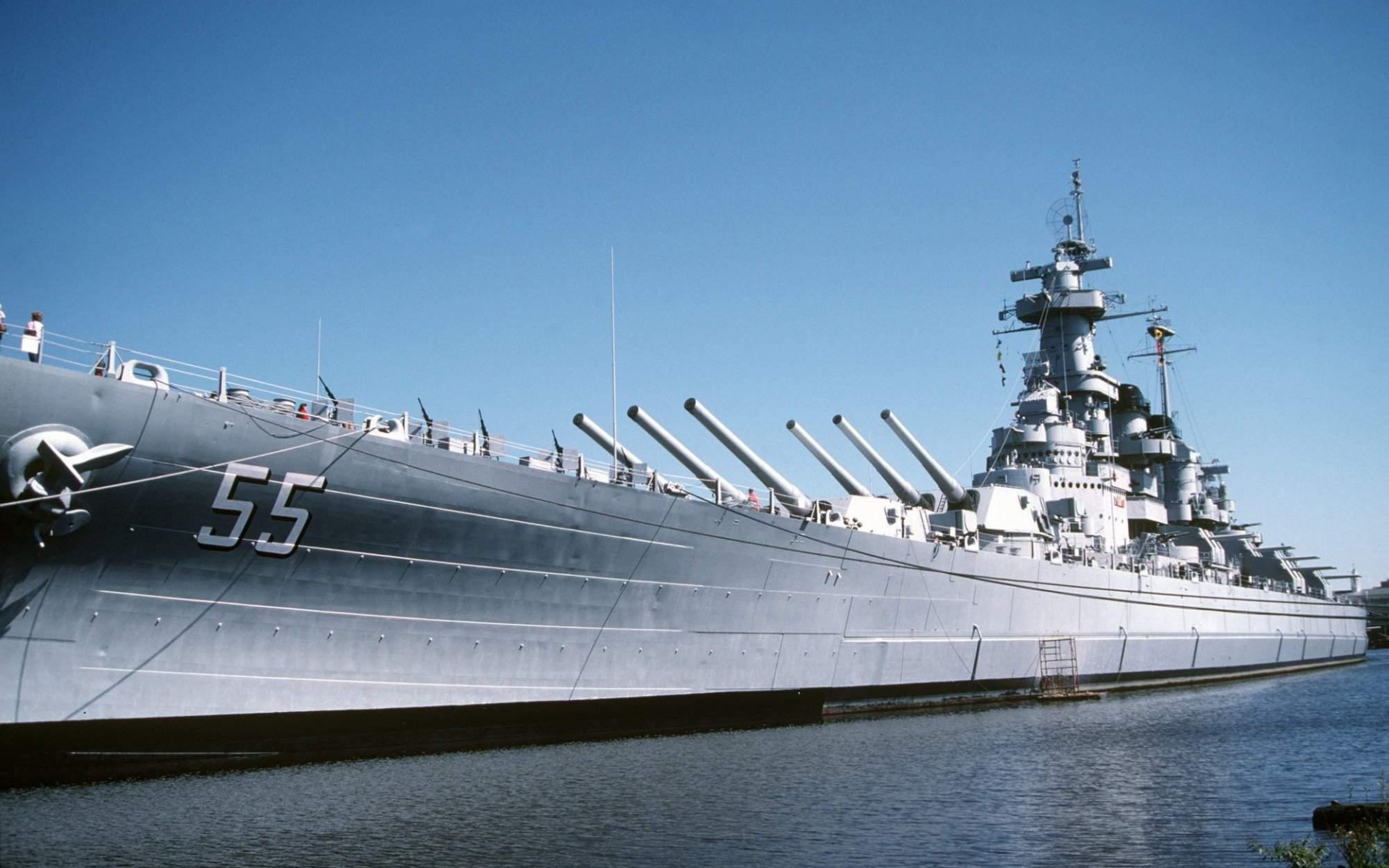 Uss North Carolina Deck - HD Wallpaper 
