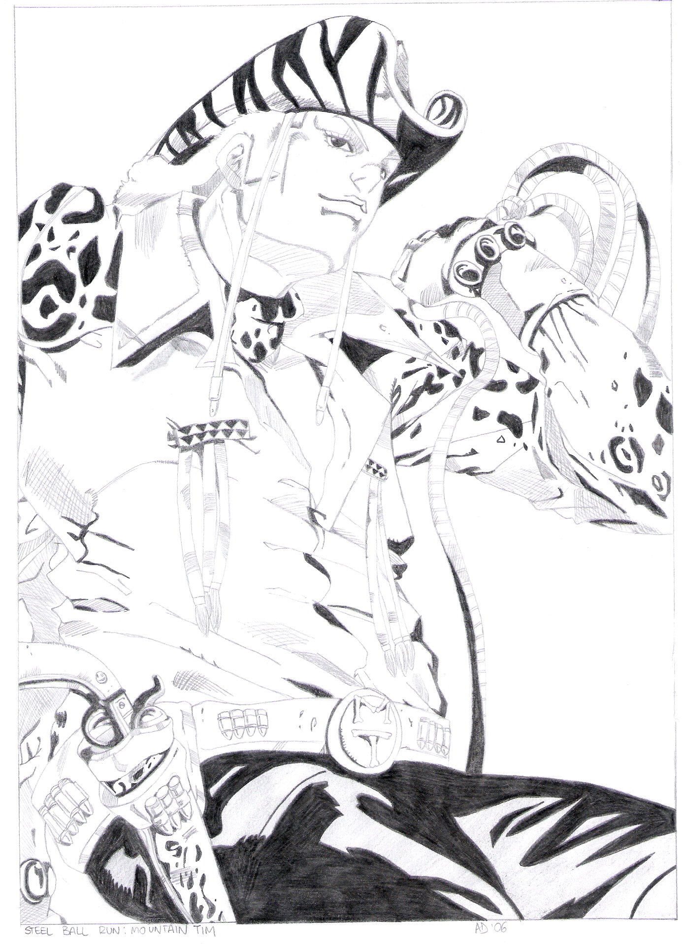 Jojo S Bizarre Adventure - Illustration - HD Wallpaper 