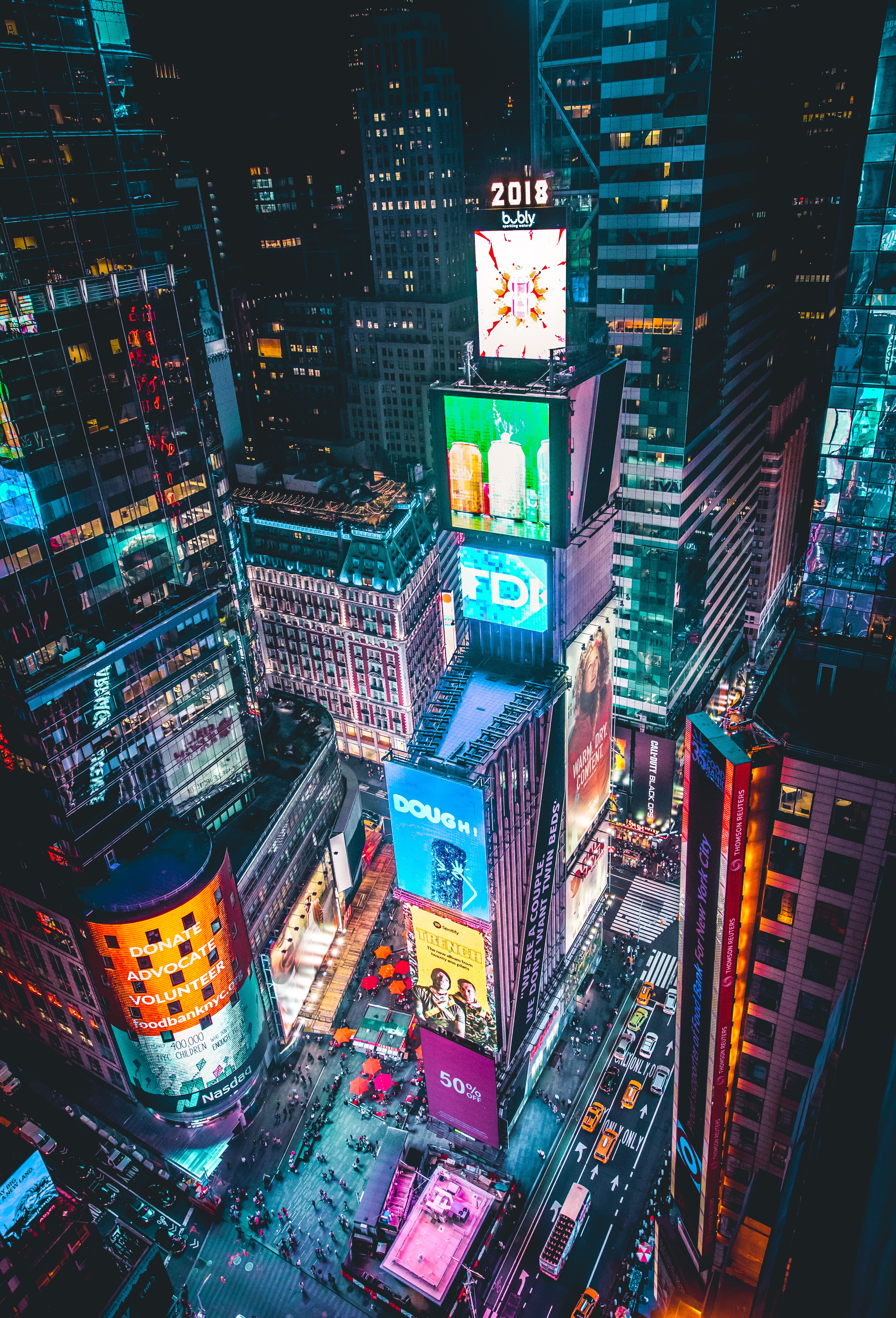 Times Square Wallpaper Iphone - HD Wallpaper 