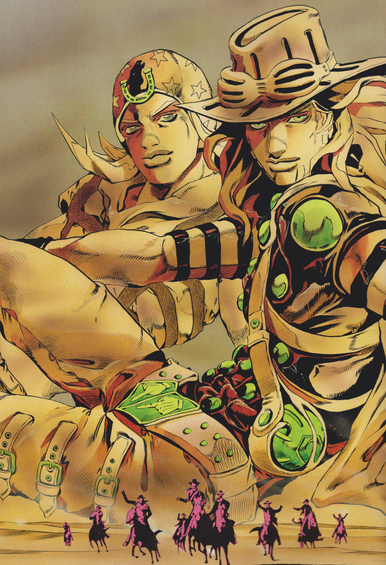 Jojo S Bizarre Adventure - Steel Ball Run Chapter 3 Cover - HD Wallpaper 