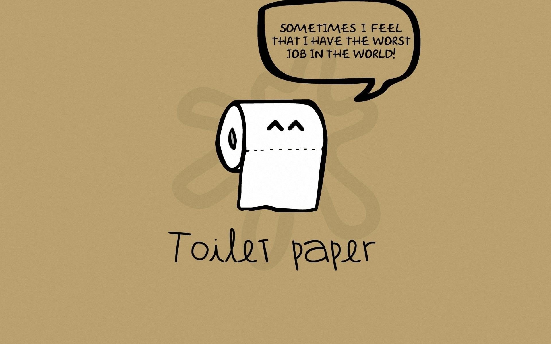 Funny Toilet Paper Background - HD Wallpaper 