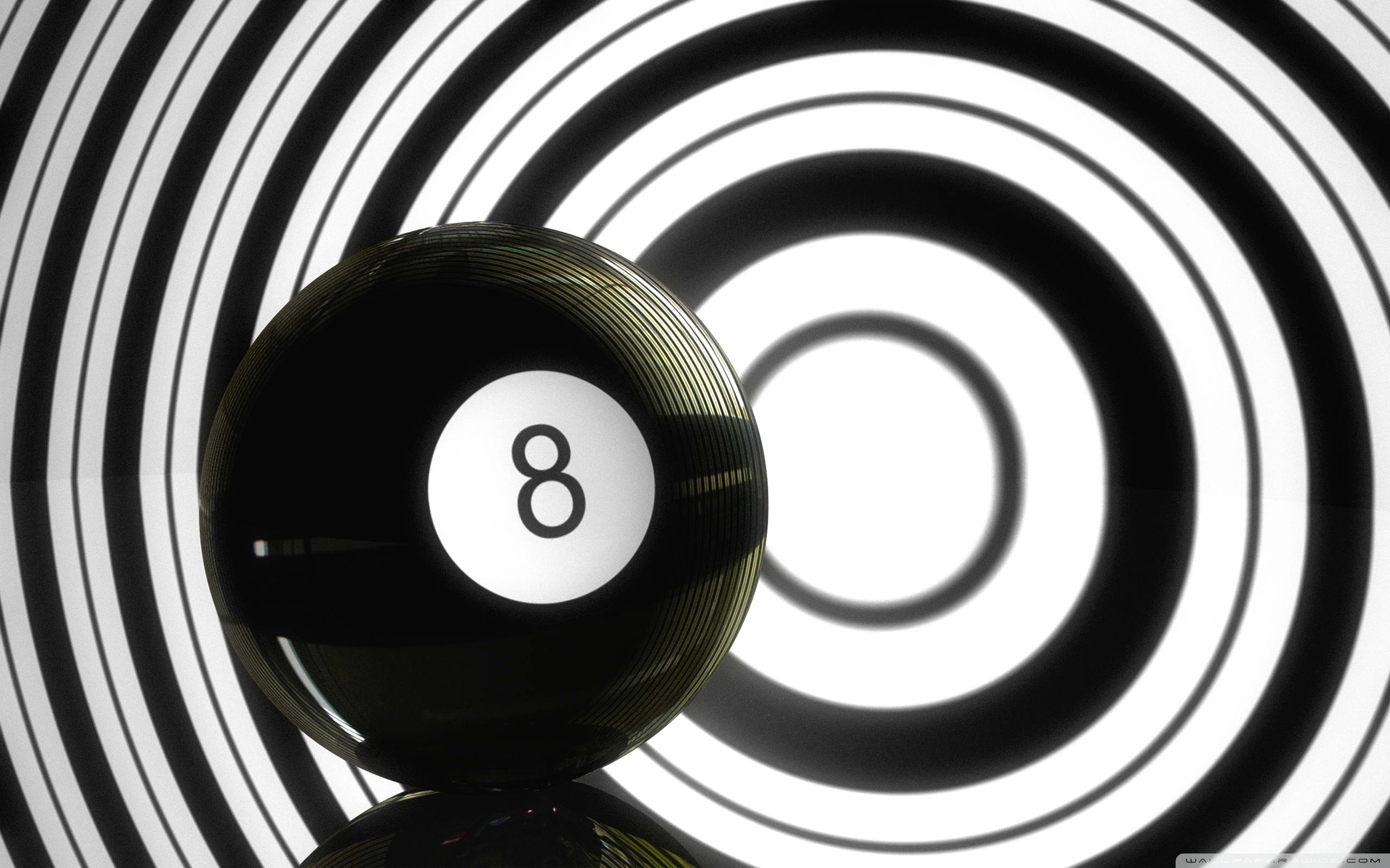 Abstract 8 Ball - HD Wallpaper 