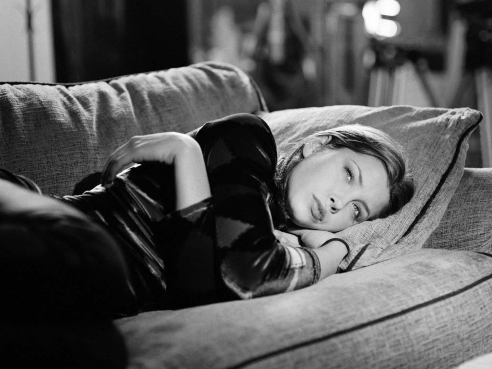 Free Jessica Biel High Quality Wallpaper Id - Sexi Black N White - HD Wallpaper 