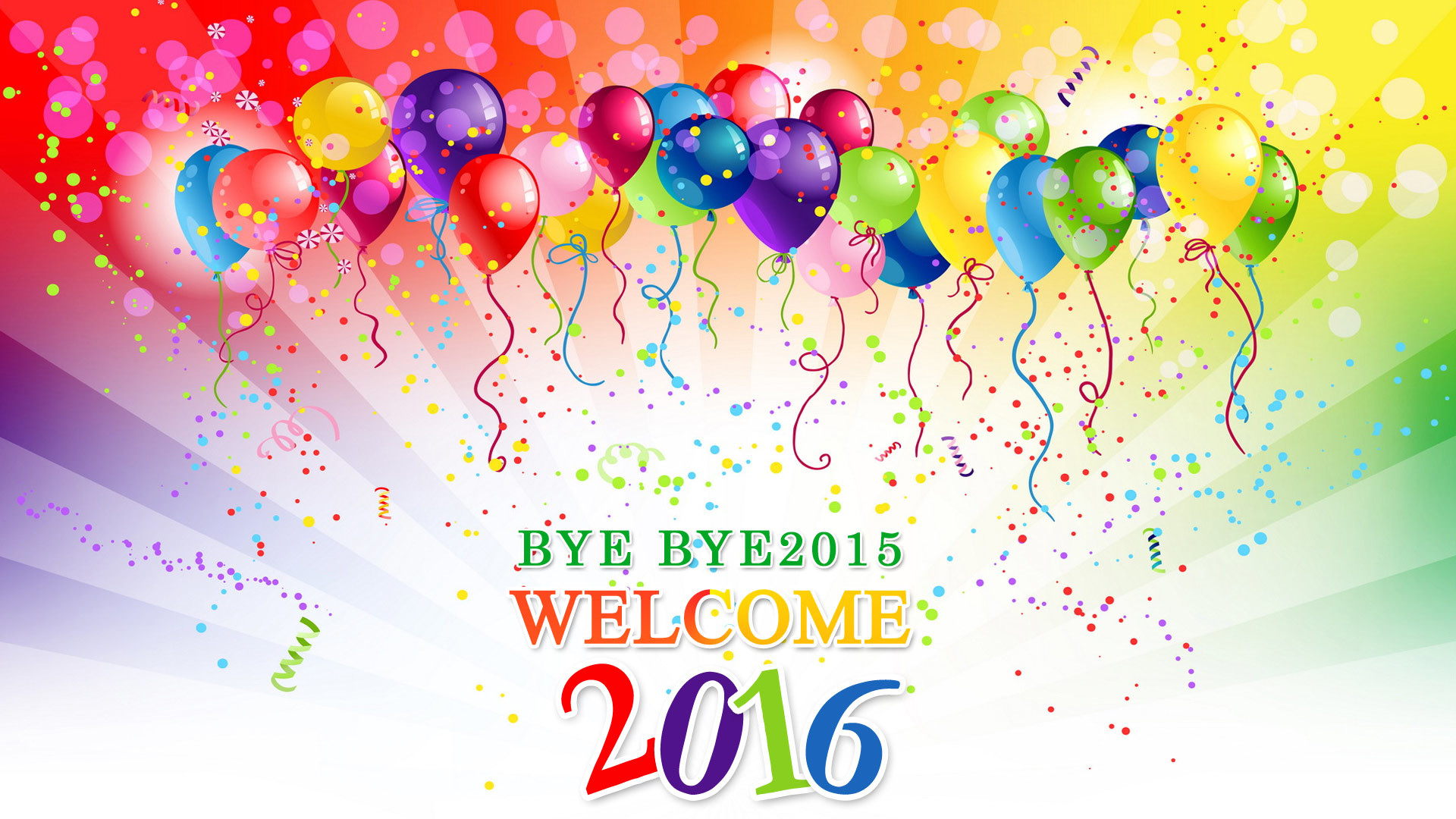 Bye Bye 2015 Welcome 2016 Hd Wallpapers 
 Data Src - Grand Opening Balloon Background - HD Wallpaper 