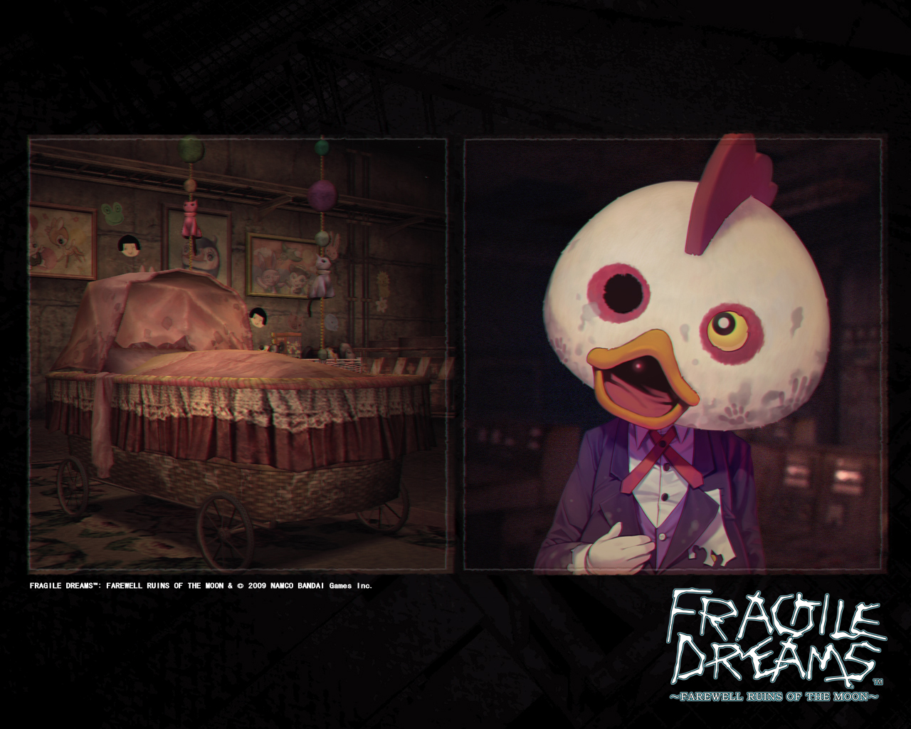 Fragile Dreams Farewell Ruins Of The Moon Wallpaper - Crow Wii Fragile Dreams - HD Wallpaper 