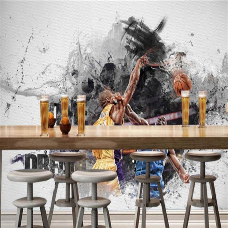 Wall Painting Nba - HD Wallpaper 