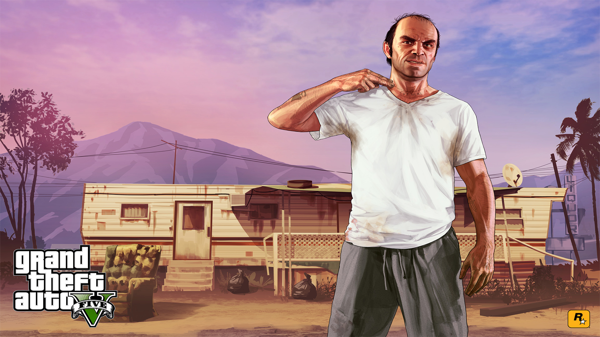 View Media - Gta V Wallpaper Trevor - HD Wallpaper 