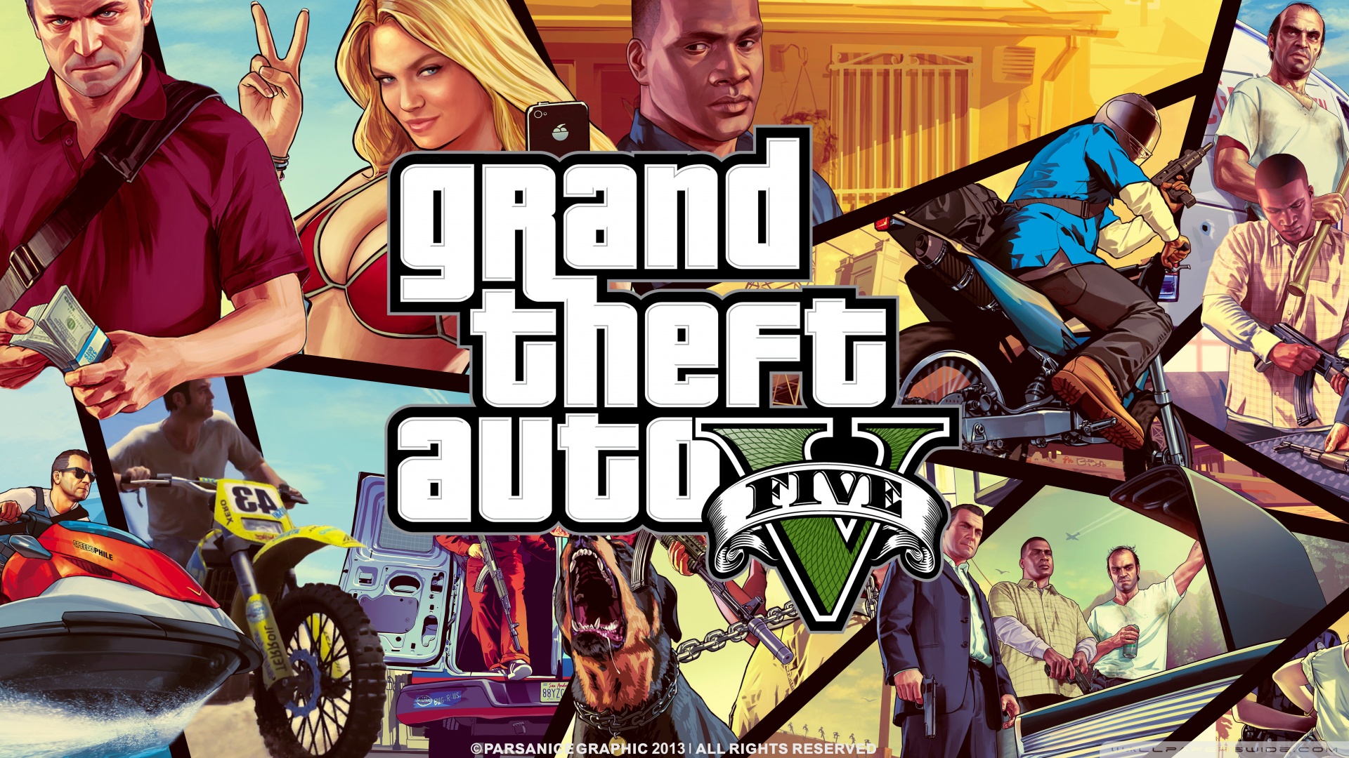 Grand Theft Auto V 9 Wallpaper 1920×1080 - Gta V Wallpaper 1080p - HD Wallpaper 