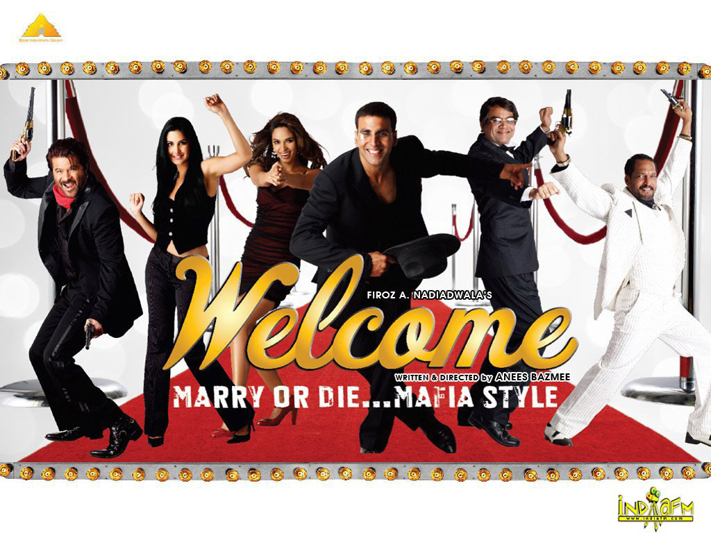 Akshay Kumar,katrina Kaif,anil Kapoor,nana Patekar,mallika - Welcome Movie Poster Hd - HD Wallpaper 