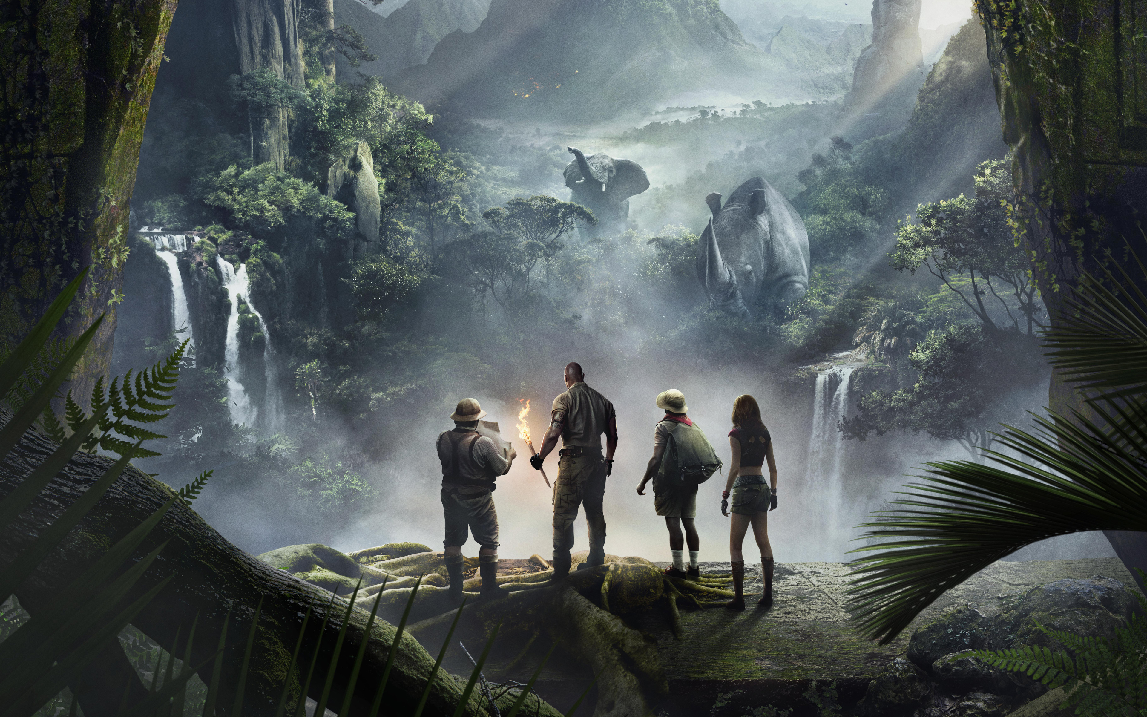 Jumanji Welcome To The Jungle Back - HD Wallpaper 