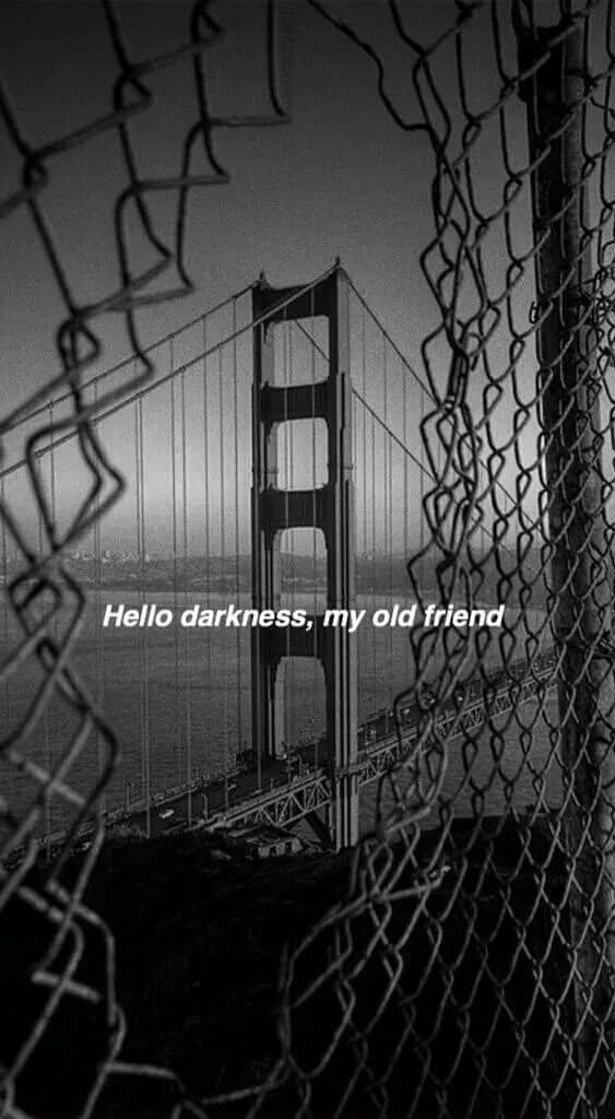 Black And White, Darkness, And Wallpaper Image - Golden Gate Bridge - HD Wallpaper 