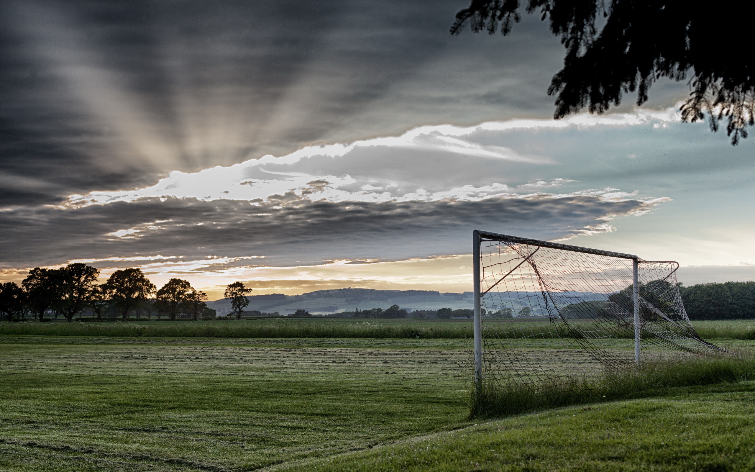 Football Hd Wallpapers - Football Goal Post Hd - HD Wallpaper 