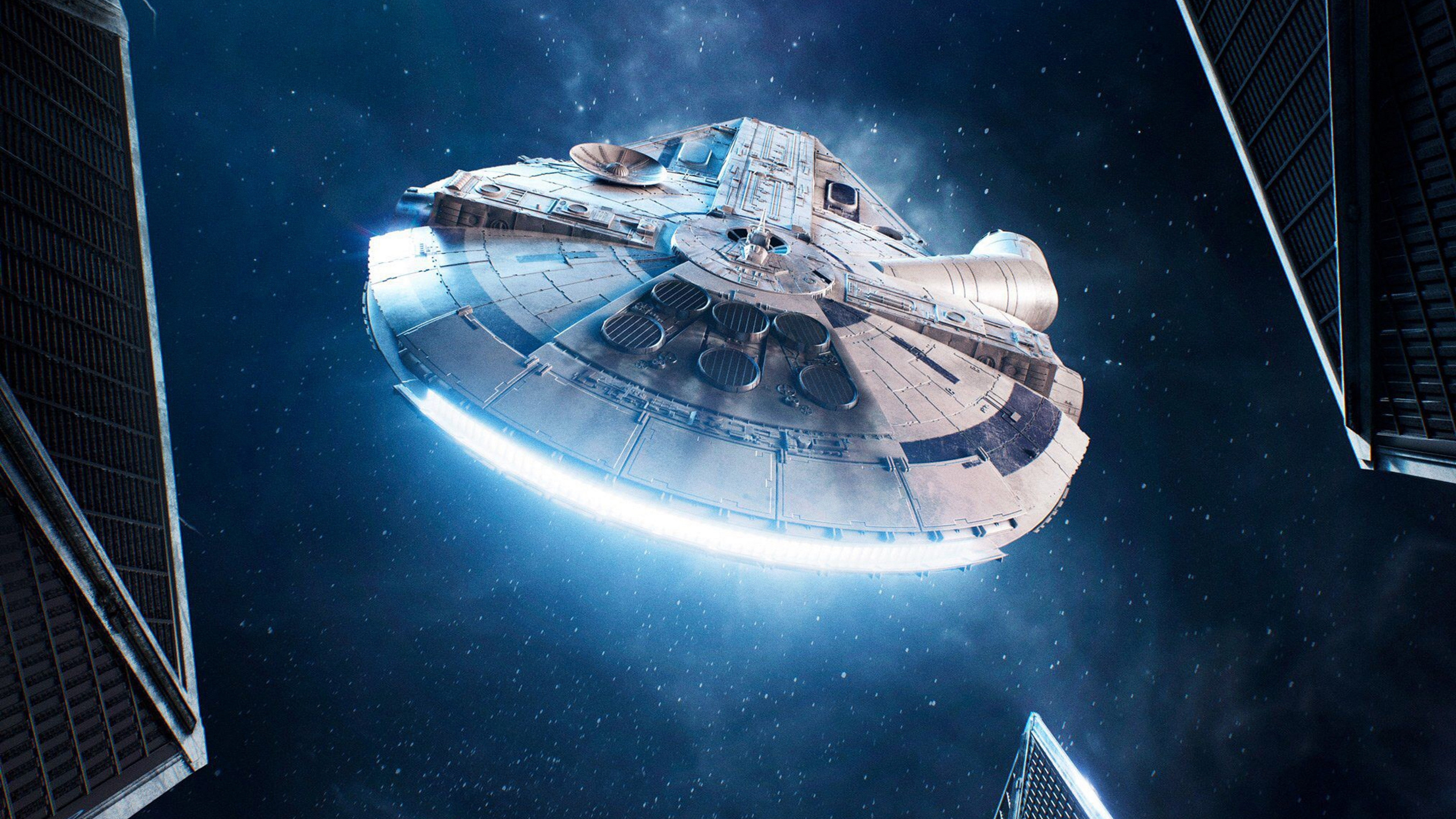 Millennium Falcon Spaceship 4k - Millennium Falcon Wallpaper Phone - HD Wallpaper 