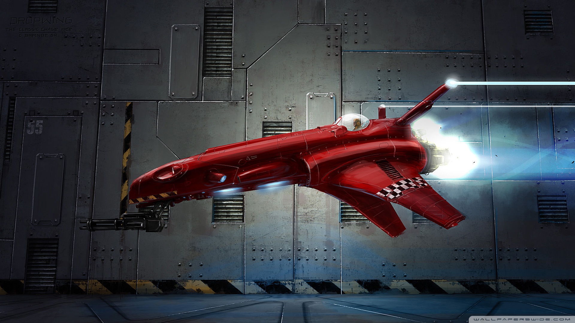 Ангар С Космическим Кораблём - HD Wallpaper 