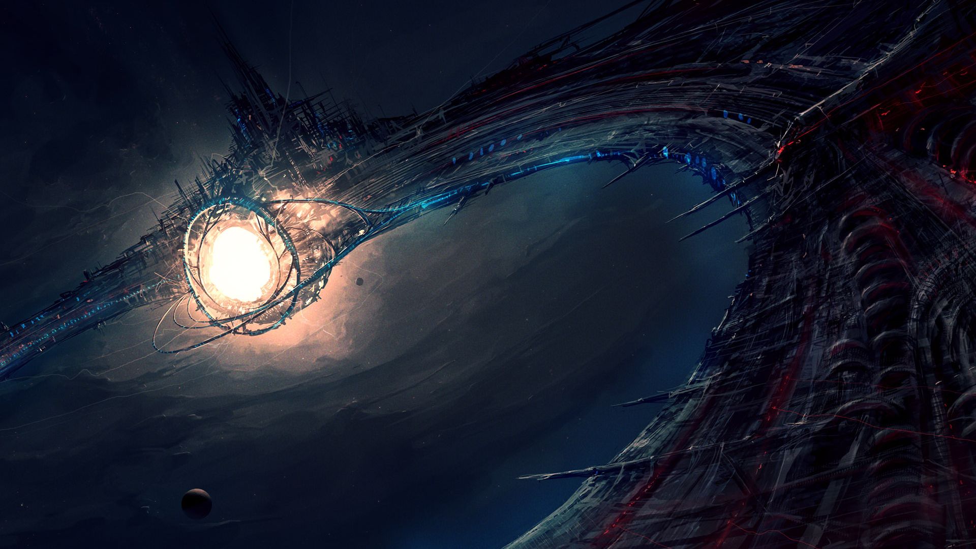 Futuristic Spaceship Painting Hd Wallpaper - Sci Fi Futuristic Space Station - 1920x1080 Wallpaper Futuristic Spaceship Painting Hd Wallpaper - Sci Fi Futuristic Space Station - 1920x1080 Wallpaper