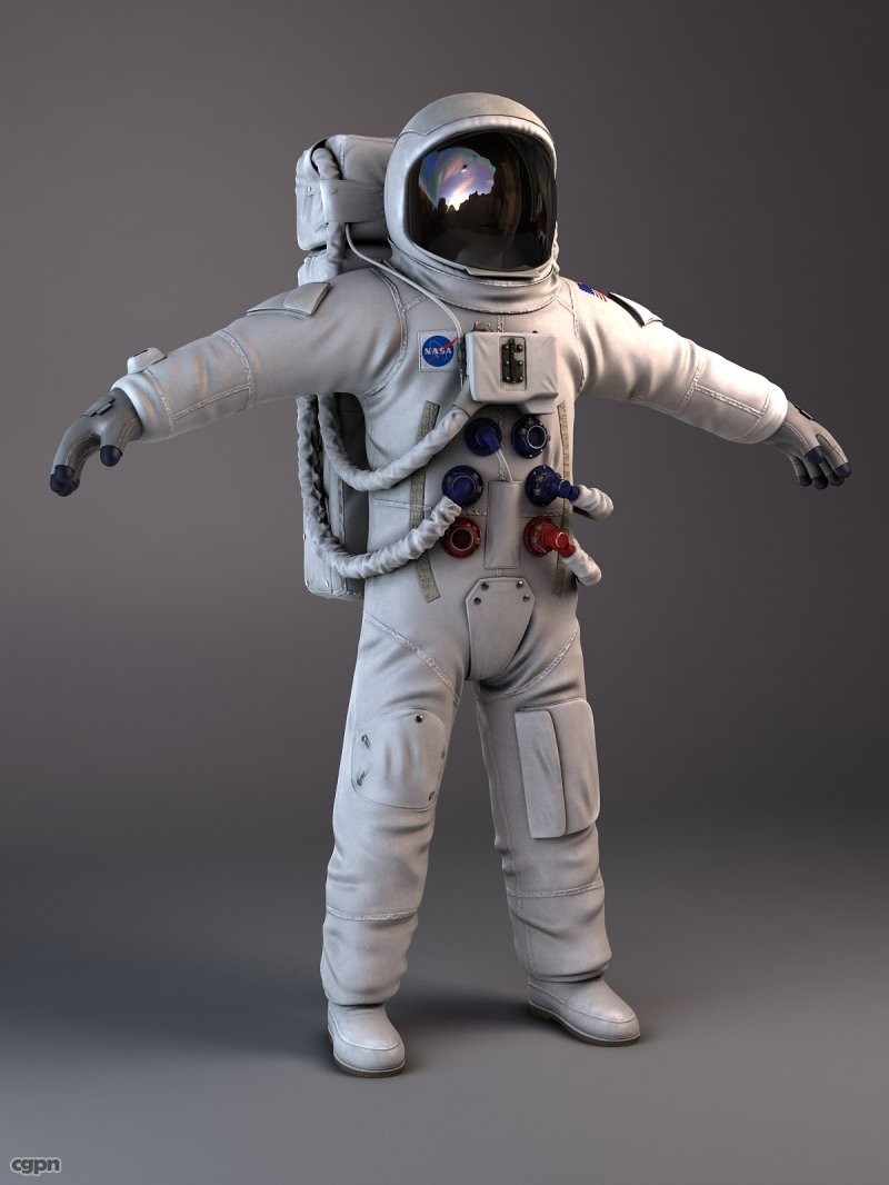 Wallpaper Interesting, Vv/37 - 3d Model Of Astronaut - HD Wallpaper 