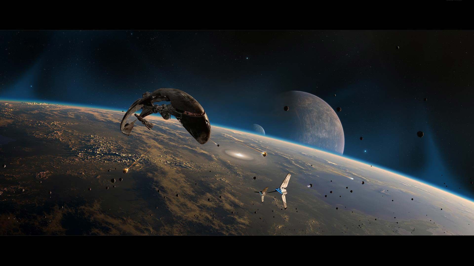 Star Wars Planets Art - HD Wallpaper 