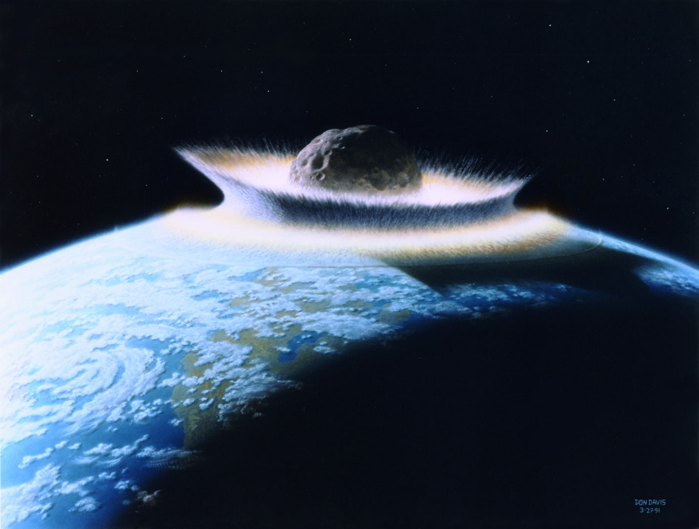 Asteroid Hitting Earth In October - HD Wallpaper 