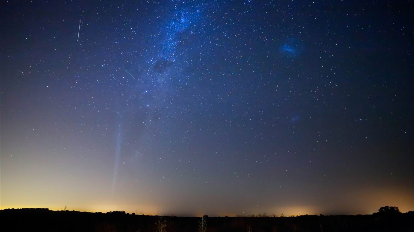 Comet-2012 Landscape Featured Wallpaper2012 - Paisajes Naturales De Noche - HD Wallpaper 