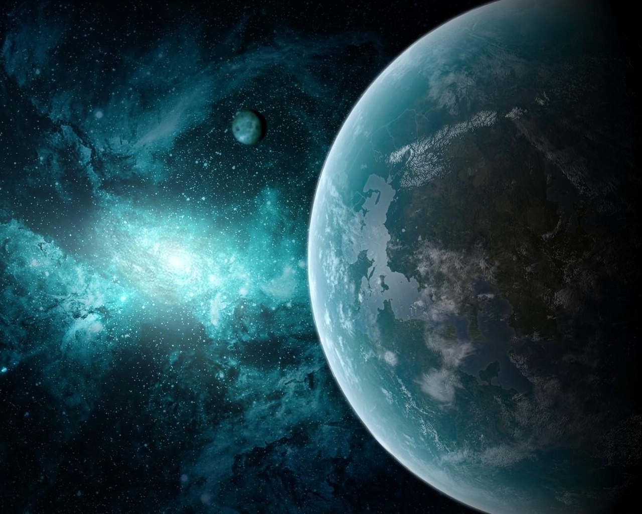 Wallpaper Planets, Galaxies, Nebulae, Circle, Comet - Theory Of Everything 3 Domyeah - HD Wallpaper 