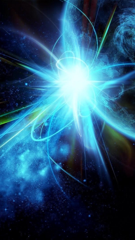 Wallpaper Abstract, Space, Space Fantasy, Blue - Fondos De Pantalla Video - HD Wallpaper 