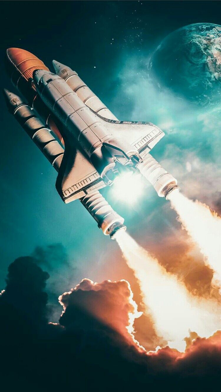 Rocket Launch Wallpaper Iphone - HD Wallpaper 