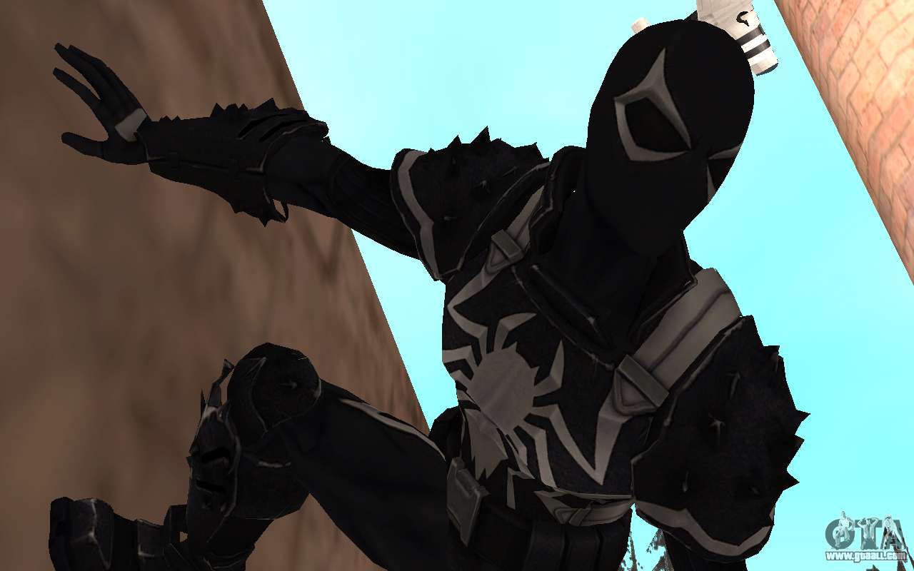Agent Venom By Robinosuke For Gta San Andreas - Gta Sa Skin Agent Venom - HD Wallpaper 