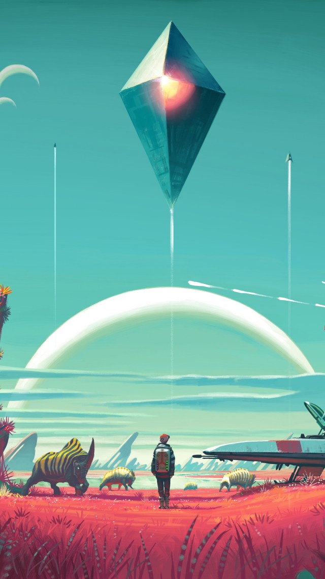 Iphone No Man's Sky - HD Wallpaper 