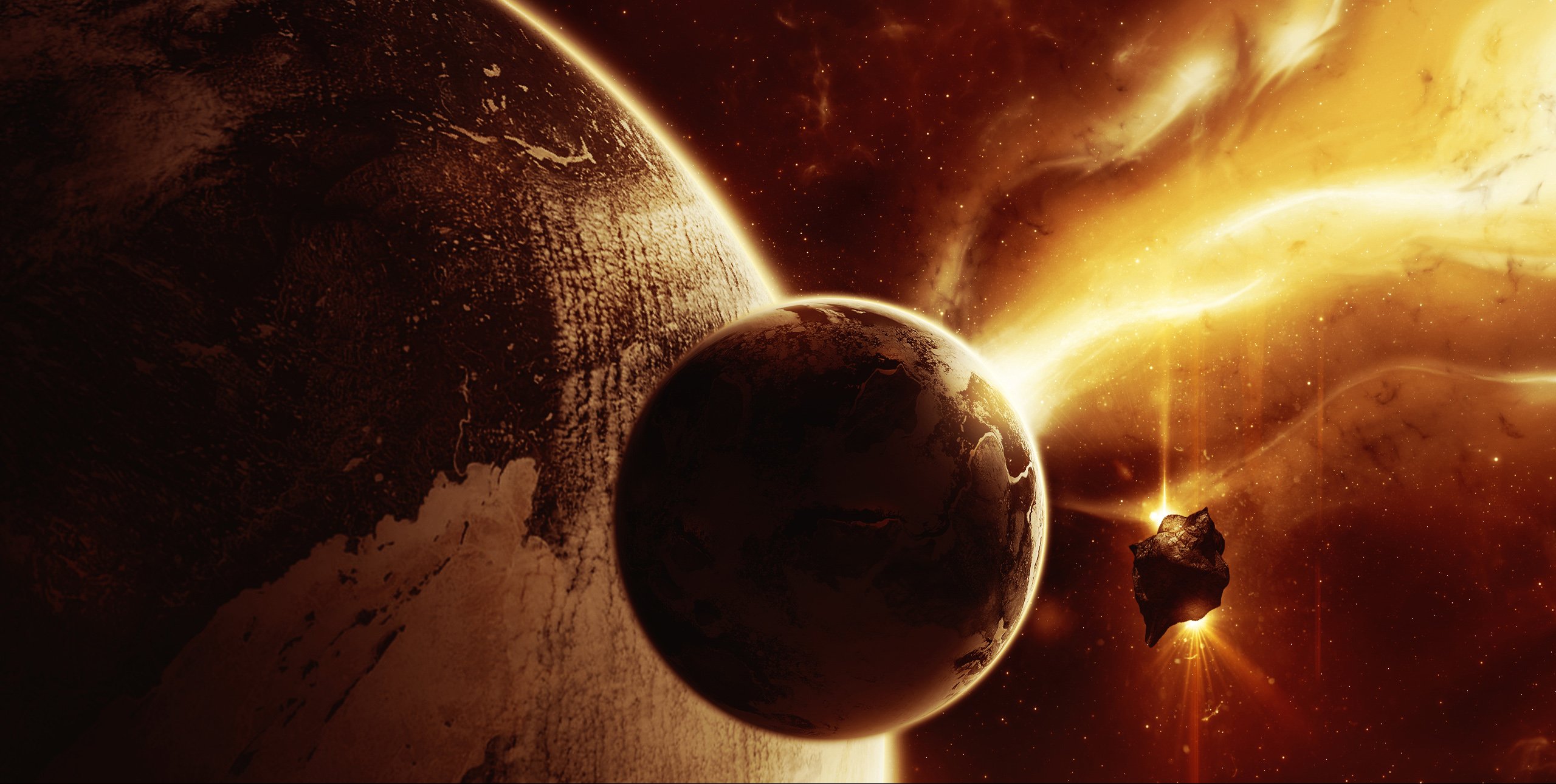 Sci-fi Science Space Fantasy Art Artwork Artistic Futuristic - Planet High Quality - HD Wallpaper 