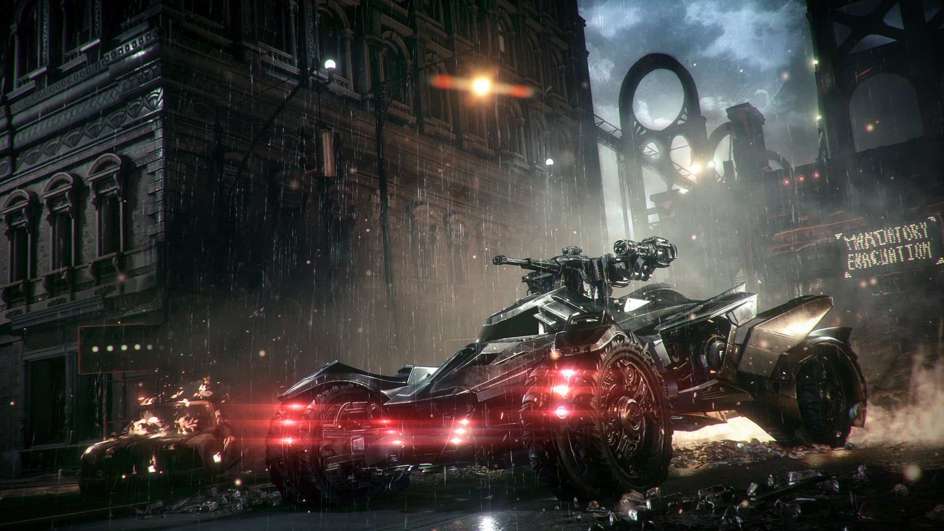 Batmobile In Arkham Knight - Batman Arkham Knight Batmobile - HD Wallpaper 