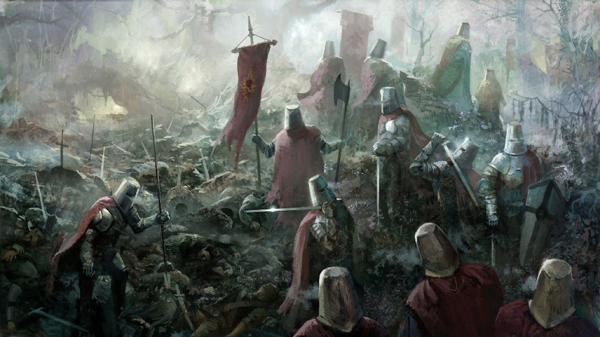 Witcher Battle Fan Art - HD Wallpaper 