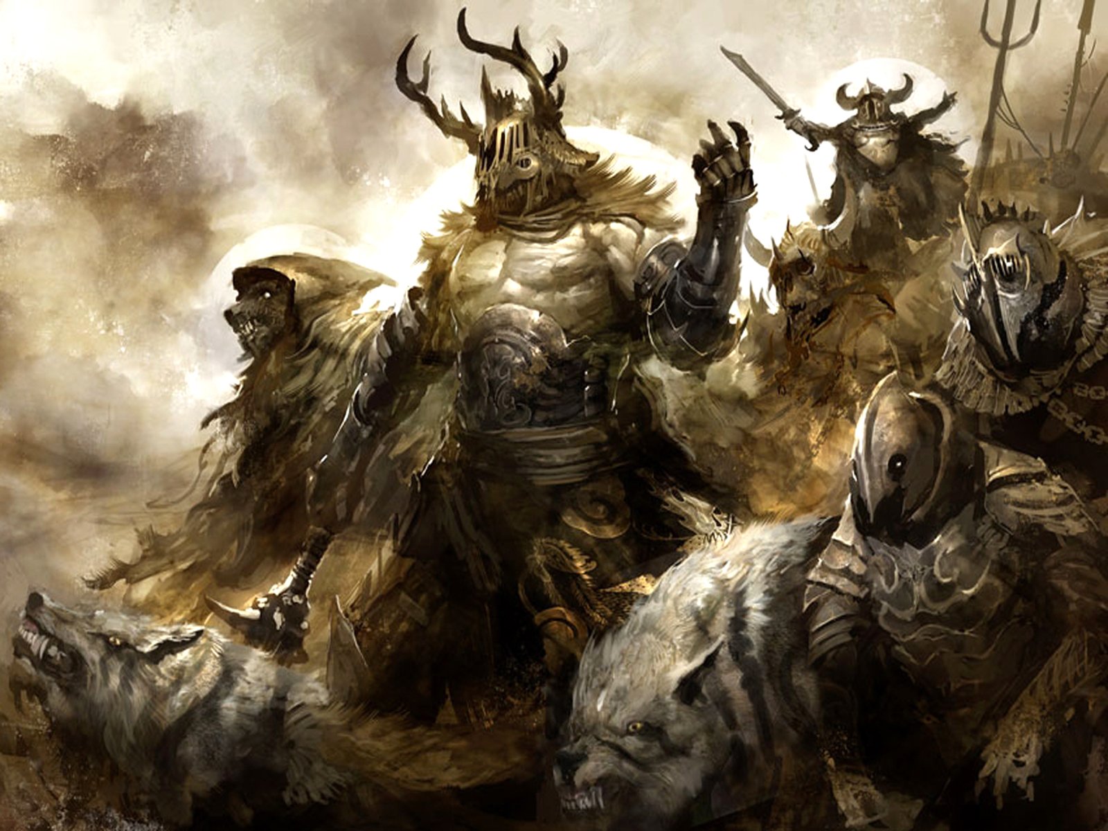 Fantasy Evil Warrior - HD Wallpaper 