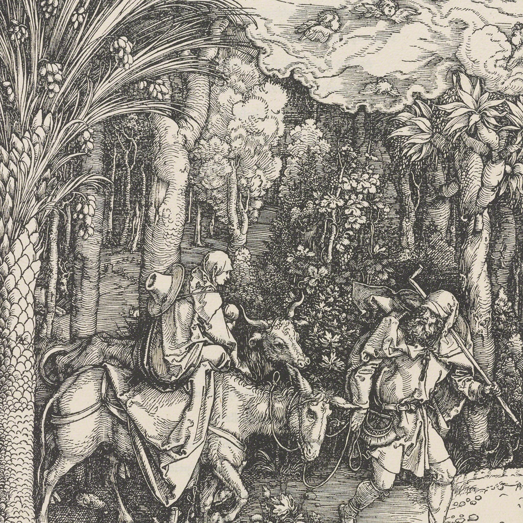 Albrecht Durer Flight To Egypt - HD Wallpaper 