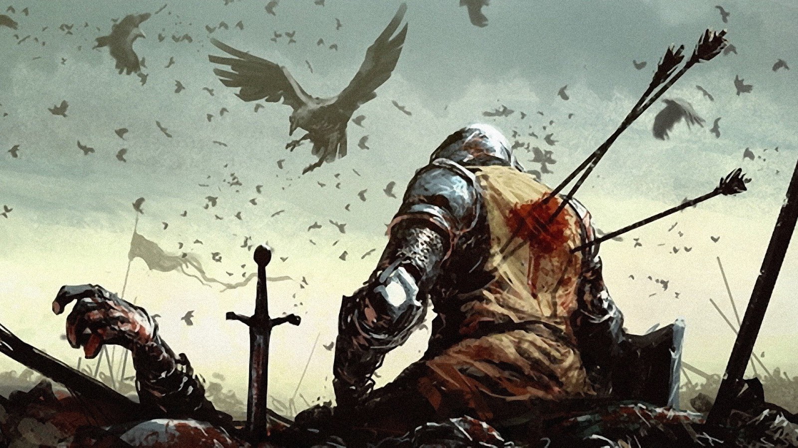 Medieval Battle Wallpaper - Dark Souls Hd - HD Wallpaper 