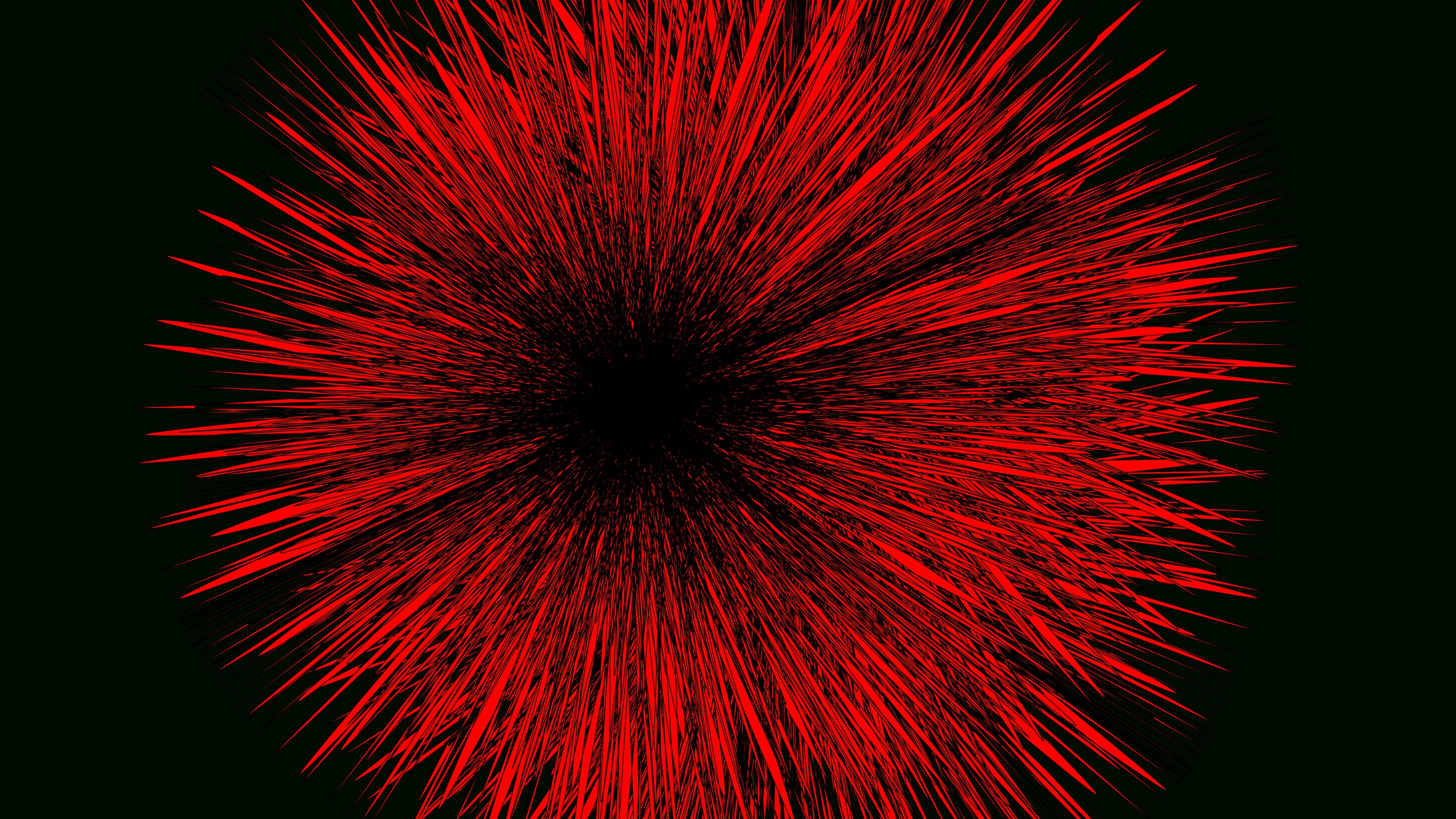 Wallpaper Abstract Fireworks, Red Needles - Fogos De Artificio Vermelho - HD Wallpaper 