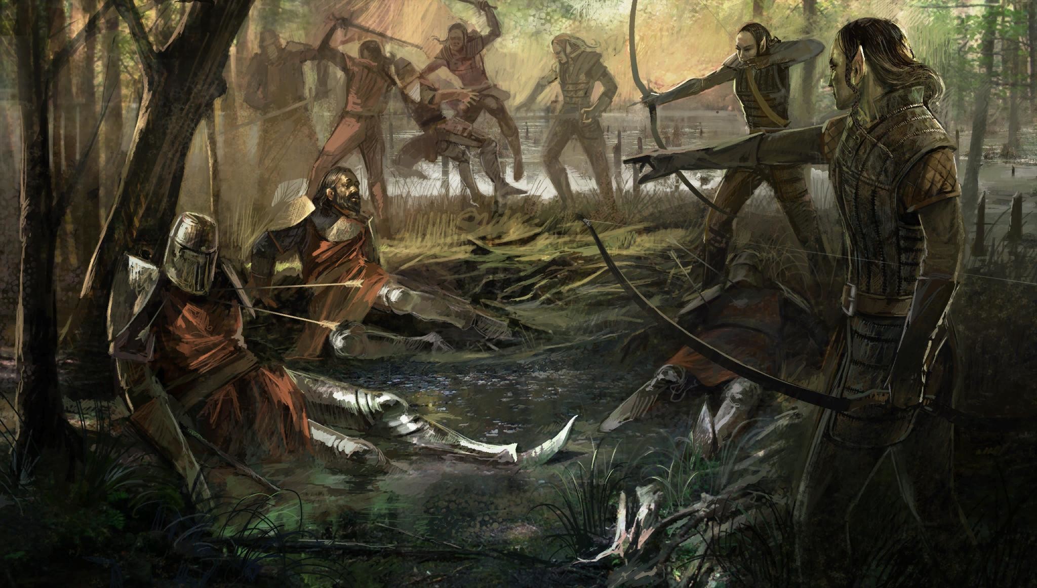 2048x1161, Elves Wallpapers - Wood Elf - HD Wallpaper 