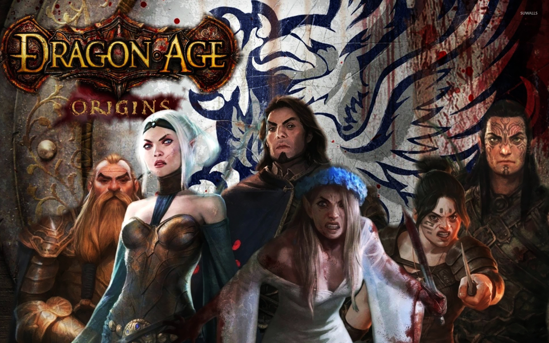 Dragon Age Origins Wallpaper Shield - HD Wallpaper 