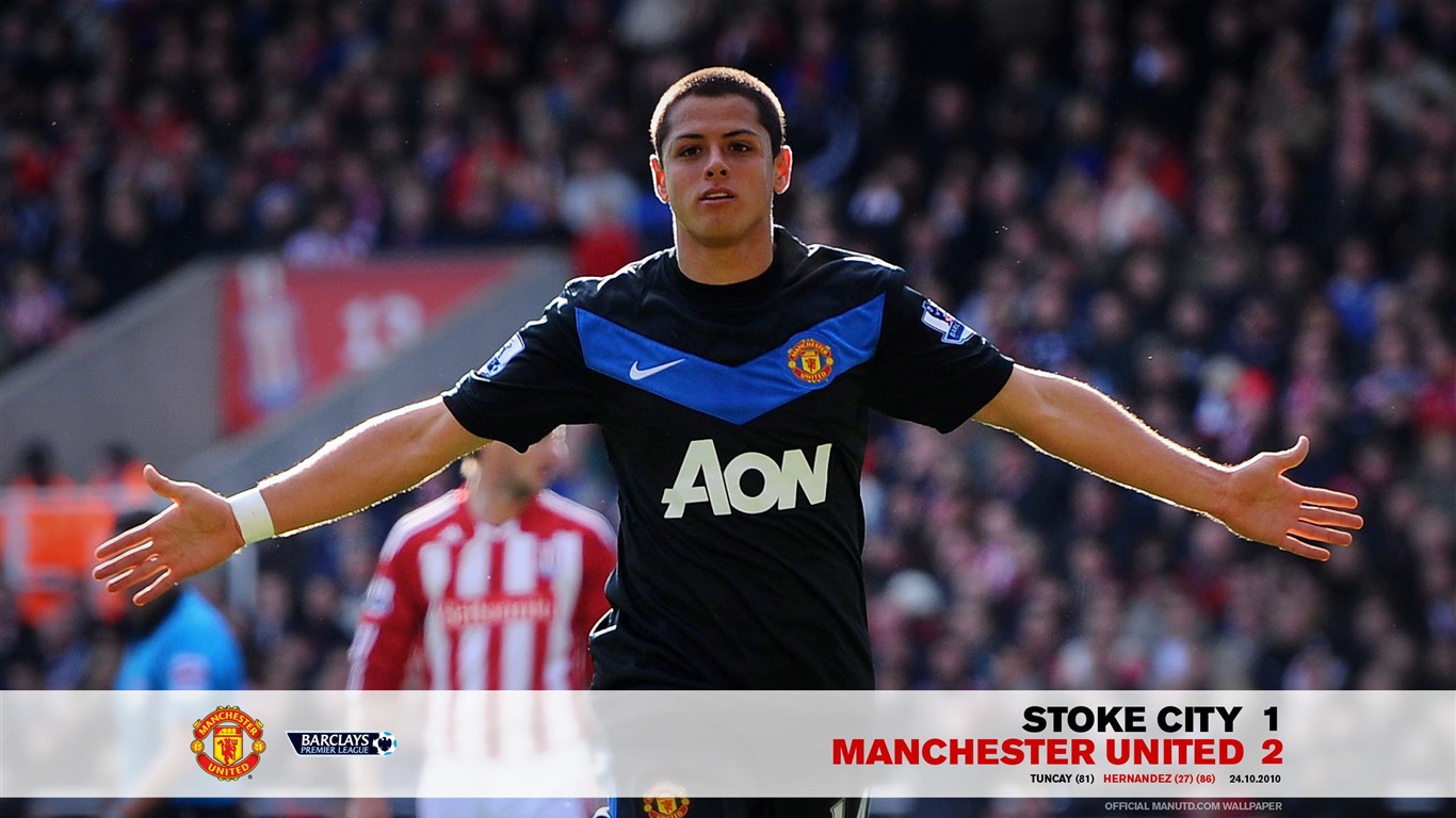 Stoke City 1 United - Stoke City 1 2 Manchester United 2010 - HD Wallpaper 