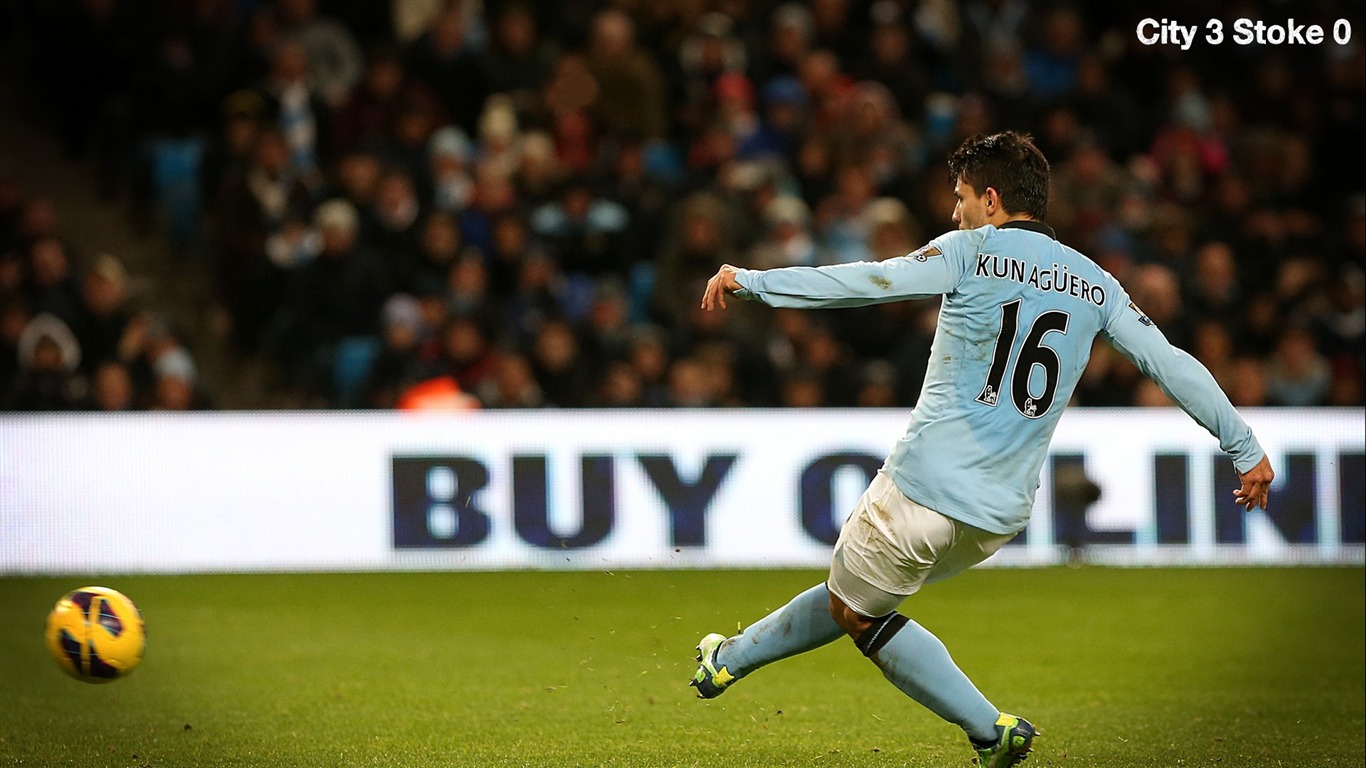 Manchester City 3 0 Stoke City Fa Premier League 2012 - Manchester City F.c. - HD Wallpaper 