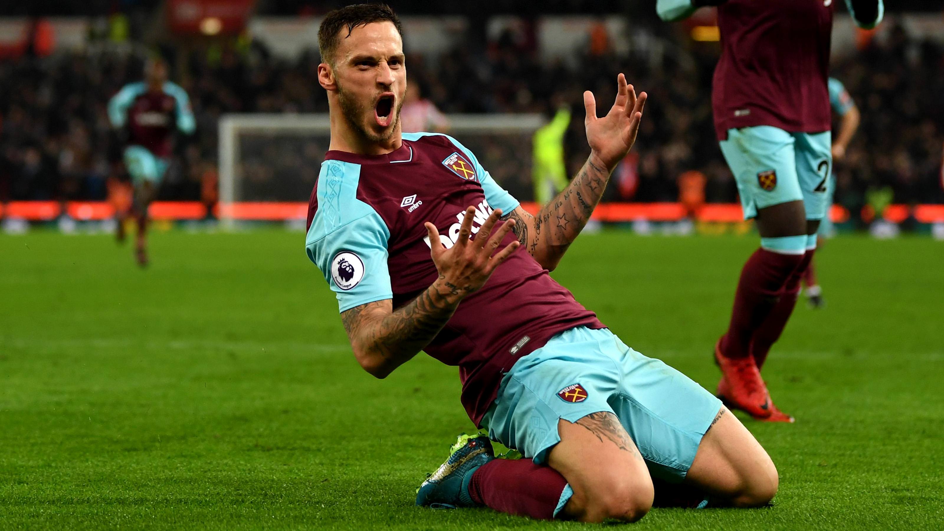 Arnautovic West Ham Celebrating - HD Wallpaper 