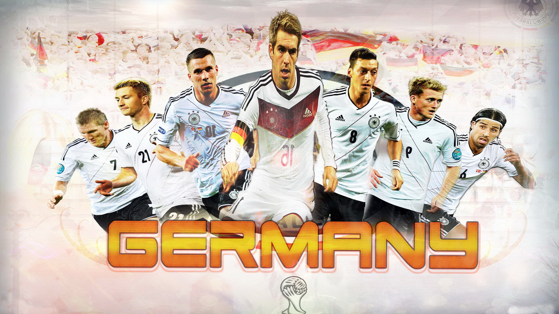 Germany Fifa World Cup 2014 Winner Hd Wallpapers Free - Germany Hd Football - HD Wallpaper 