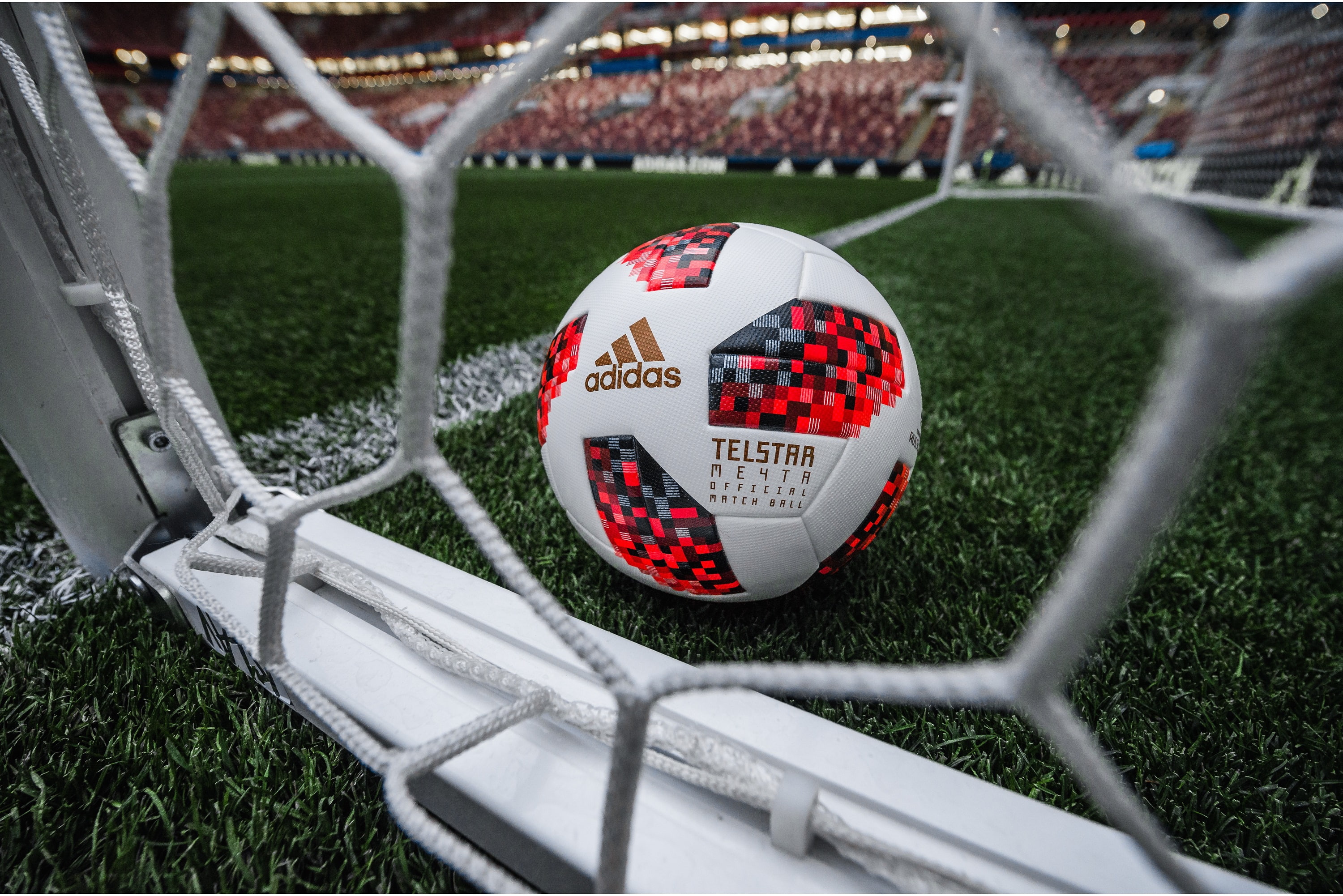 Adidas Soccer Ball In The Field - HD Wallpaper 